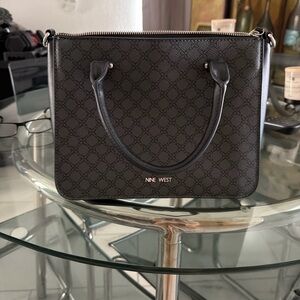 Nine West Dark Patterned Tote